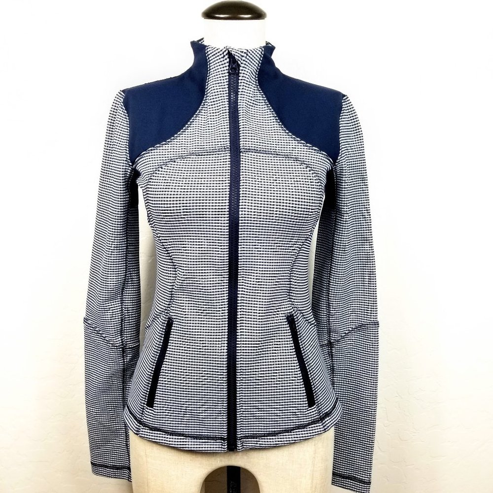 Lululemon Gingham Full-ZIp Forme Jacket